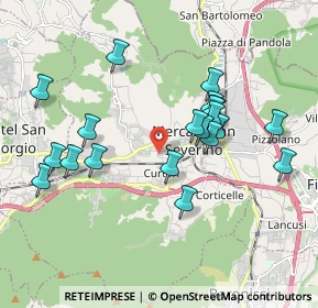 Mappa Via Molino del Pagano, 84085 Mercato San Severino SA, Italia (1.98)