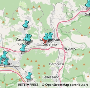 Mappa Via Molino del Pagano, 84085 Mercato San Severino SA, Italia (5.44833)