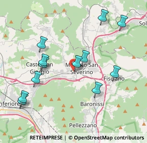 Mappa Via Molino del Pagano, 84085 Mercato San Severino SA, Italia (4.48833)