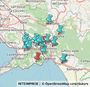 Mappa VIA TROTTA MONSIGNOR F., 84085 Mercato San Severino SA, Italia (11.37333)