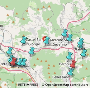 Mappa VIA TROTTA MONSIGNOR F., 84085 Mercato San Severino SA, Italia (6.097)