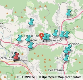 Mappa VIA TROTTA MONSIGNOR F., 84085 Mercato San Severino SA, Italia (4.73353)