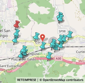 Mappa VIA TROTTA MONSIGNOR F., 84085 Mercato San Severino SA, Italia (1.043)