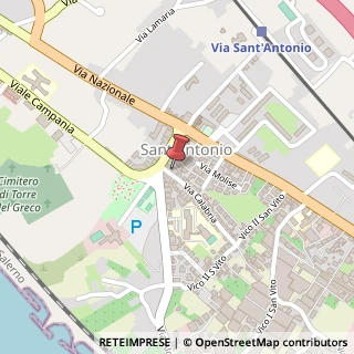 Mappa Via Calabria, n 10, 80059 Torre del Greco, Napoli (Campania)