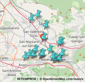 Mappa Zona pip, 84014 Nocera Inferiore SA, Italia (3.856)