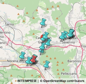 Mappa Via Antonino Rescigno, 84083 Castel San Giorgio SA, Italia (3.89526)