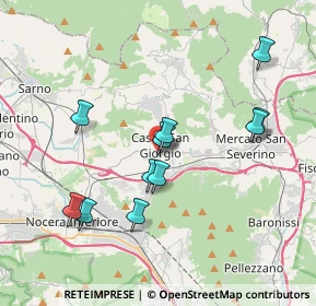 Mappa Via Antonino Rescigno, 84083 Castel San Giorgio SA, Italia (3.86909)