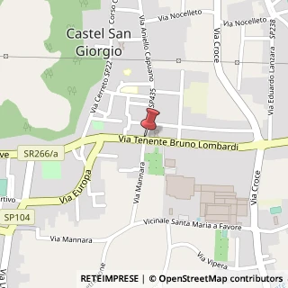 Mappa 84083 Castel San Giorgio SA, Italia, 84083 Castel San Giorgio, Salerno (Campania)