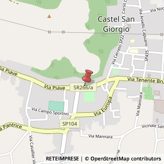 Mappa Via Antonino Rescigno, 23, 84083 Castel San Giorgio, Salerno (Campania)