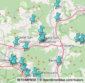 Mappa Via Codola, 84085 Mercato San Severino SA, Italia (5.7025)