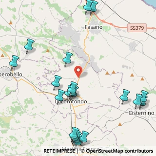 Mappa Contrada Serrullo, 70010 Locorotondo BA, Italia (6.0285)