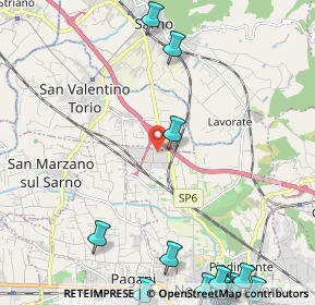 Mappa Via Provinciale Nocera-Sarno Località Fosso Imperatore, 84014 Nocera Inferiore SA, Italia (3.78)