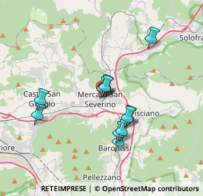 Mappa Via Solofrána, 84085 Mercato San Severino SA, Italia (3.27818)