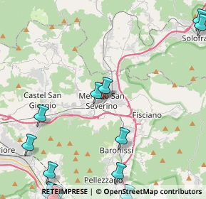 Mappa Via Solofrána, 84085 Mercato San Severino SA, Italia (7.79333)