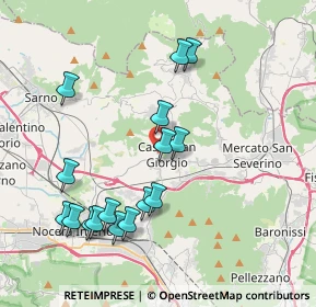 Mappa Rocca medievale di San Giorgio, 84083 Castel San Giorgio SA, Italia (4.37625)