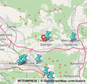 Mappa Rocca medievale di San Giorgio, 84083 Castel San Giorgio SA, Italia (6.44083)