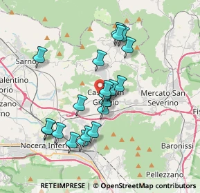 Mappa Rocca medievale di San Giorgio, 84083 Castel San Giorgio SA, Italia (3.532)