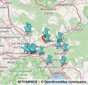 Mappa Rocca medievale di San Giorgio, 84083 Castel San Giorgio SA, Italia (6.53133)