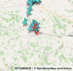 Mappa SP per Martina Franca, 70015 Noci BA, Italia (4.483)