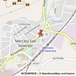 Mappa Largo Ferrovia, 1, 84085 Mercato San Severino, Salerno (Campania)