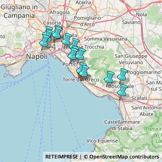 Mappa Via XX Settembre, 80059 Torre del Greco NA, Italia (7.33533)