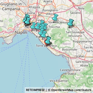 Mappa Vicolo Clero, 80059 Torre del Greco NA, Italia (7.9085)
