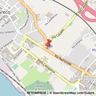 Mappa Via Circonvallazione, 182, 80059 Torre del Greco, Napoli (Campania)
