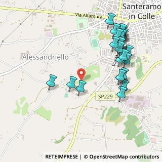 Mappa Via Magna Grecia, 70029 Santeramo In Colle BA, Italia (0.63333)
