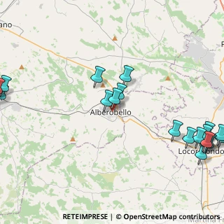 Mappa Via Dottor G. Giovè, 70011 Alberobello BA, Italia (6.622)