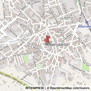 Mappa Via Dante Alighieri, 38, 70011 Alberobello, Bari (Puglia)