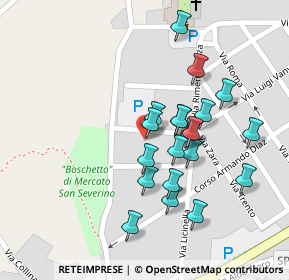 Mappa Via Giovanni Falcone, 84085 Mercato San Severino SA, Italia (0.1105)