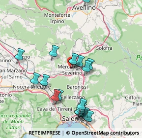 Mappa Traversa I Rimembranza, 84085 Mercato San Severino SA, Italia (8.7605)