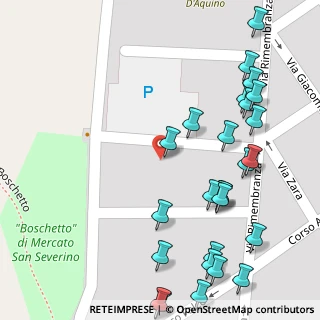 Mappa Traversa I Rimembranza, 84085 Mercato San Severino SA, Italia (0.09231)