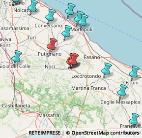 Mappa Via Camillo Benso Conte di Cavour, 70011 Alberobello BA, Italia (21.41765)