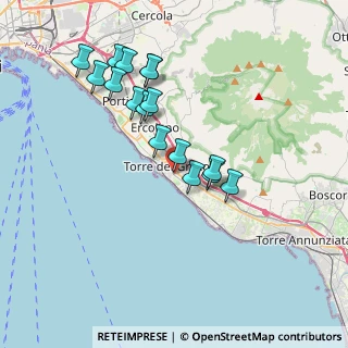 Mappa SS 18 Tirrena Inferiore, 80059 Torre del Greco NA, Italia (3.72375)