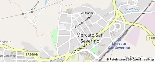 Mappa Mercato San Severino