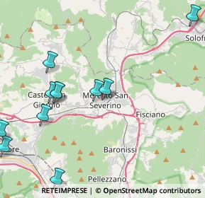 Mappa Via Rimembranza, 84085 Mercato San Severino SA, Italia (5.49909)