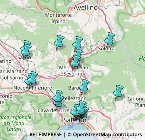 Mappa Via Giovanni Falcone, 84085 Mercato San Severino SA, Italia (9.308)