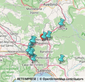 Mappa Via Giovanni Falcone, 84085 Mercato San Severino SA, Italia (6.48545)