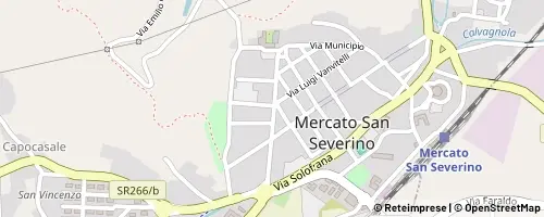 Mappa Mercato San Severino