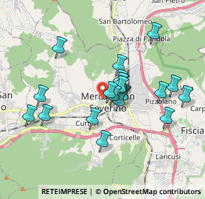 Mappa Via Rimembranza, 84085 Mercato San Severino SA, Italia (1.7275)