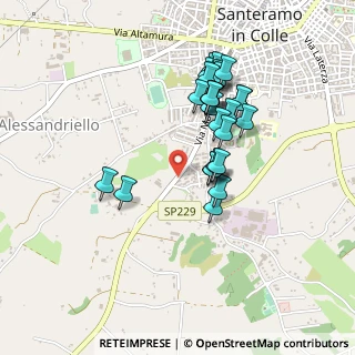 Mappa Via Don Francesco Ingellis, 70029 Santeramo In Colle BA, Italia (0.43214)