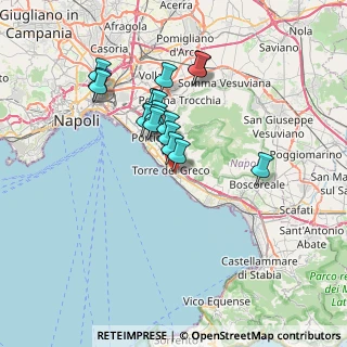 Mappa II Vico Giardino del Carmine, 80059 Torre del Greco NA, Italia (6.37294)
