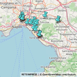 Mappa II Vico Giardino del Carmine, 80059 Torre del Greco NA, Italia (7.9795)
