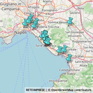 Mappa II Vico Giardino del Carmine, 80059 Torre del Greco NA, Italia (5.71944)