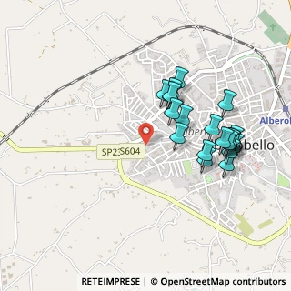 Mappa Via G.P. Del Prete, 70011 Alberobello BA, Italia (0.4925)