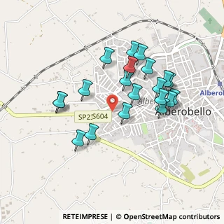 Mappa Vicolo G.P.del Prete, 70011 Alberobello BA, Italia (0.4585)