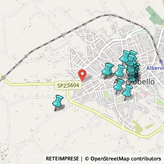 Mappa Via G.P. Del Prete, 70011 Alberobello BA, Italia (0.6105)