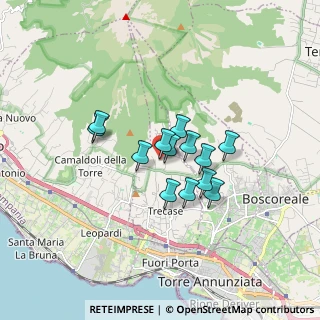 Mappa Via Tirone della Guardia, 80040 Trecase NA, Italia (1.22769)