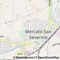 Mapa Mercato San Severino